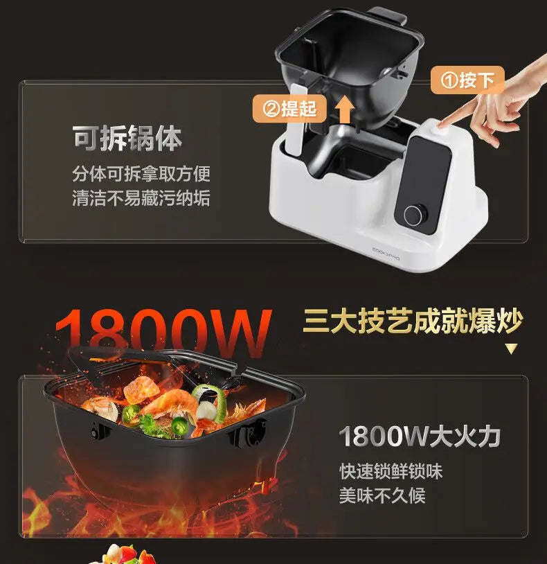 Automatic cooking machine cooking tool