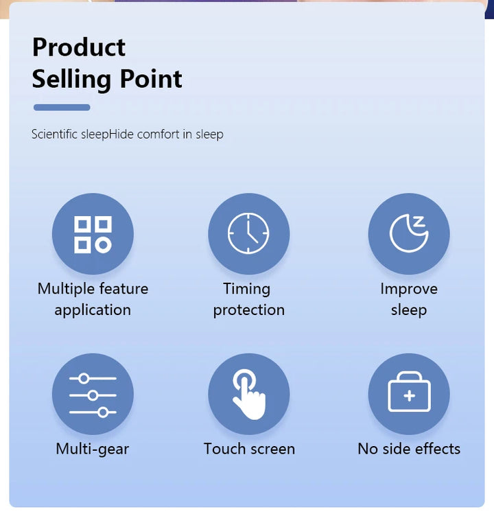 Innovative Anti-Insomnia CES Sleep Aid Machine for Snoring & Electrical Brain Stimulation