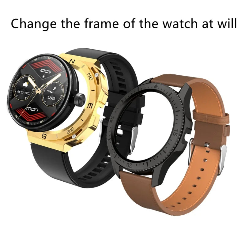 Men Smartwatch Rotary Button ECG Bluetooth