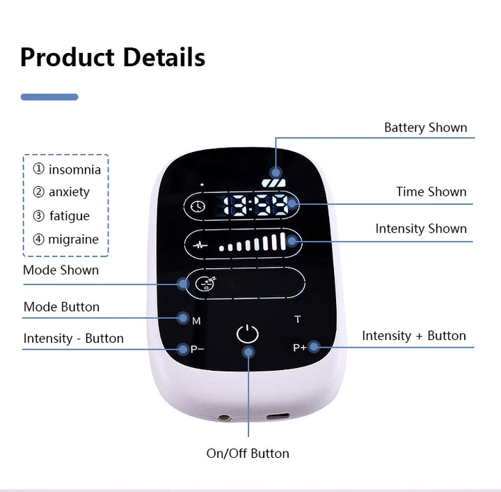 Innovative Anti-Insomnia CES Sleep Aid Machine for Snoring & Electrical Brain Stimulation